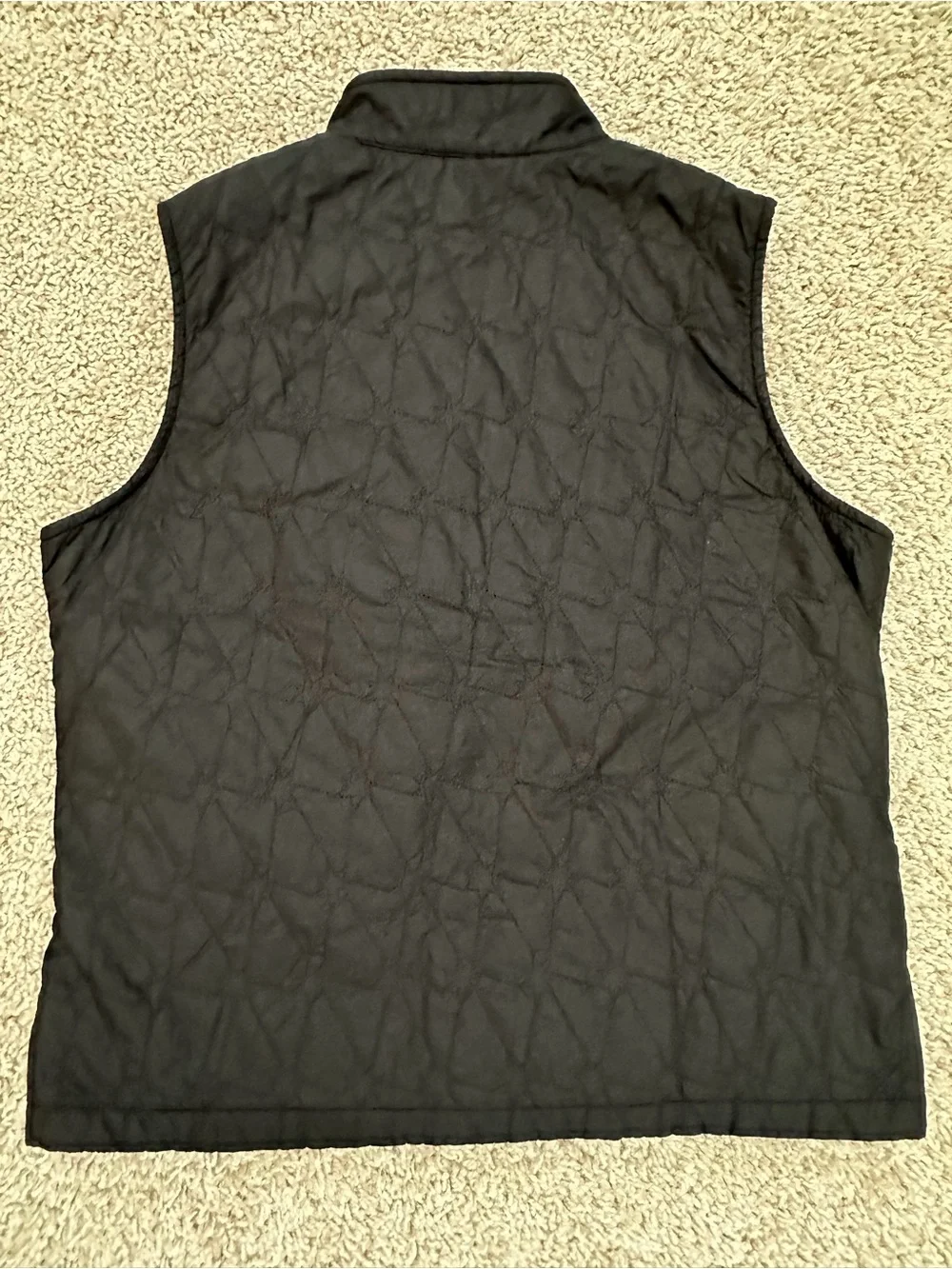 ISIS Black Quilted Insulated Vest Womens Size 6 Thermolite Full Zip Puffer